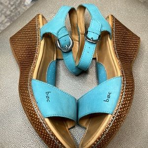 BOC Leather Wedge Sandals  (9M)